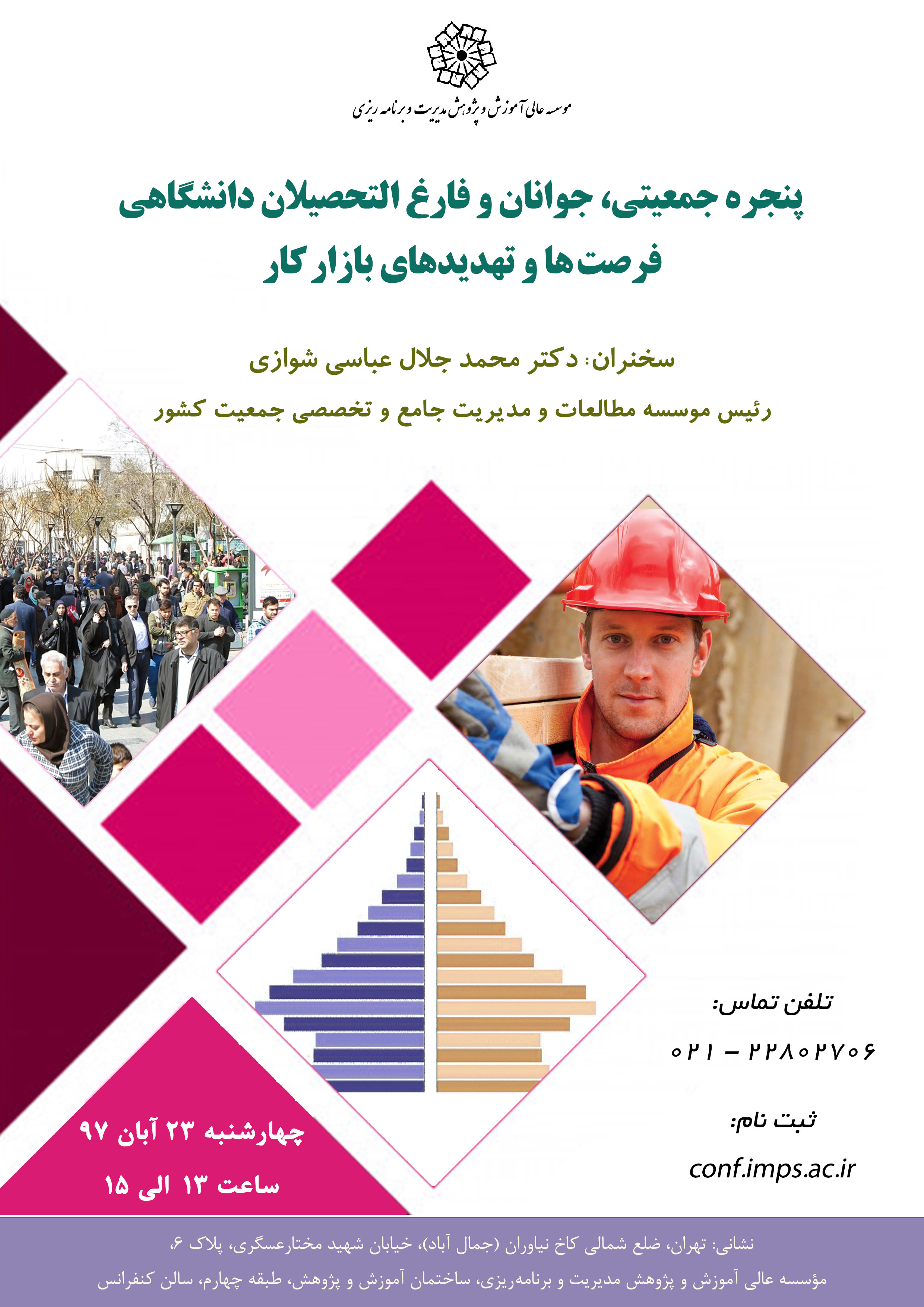 پنجره جمعیتی، جوانان و فارغ التحصیلان دانشگاهی : فرصت ها و تهدیدهای بازار کار